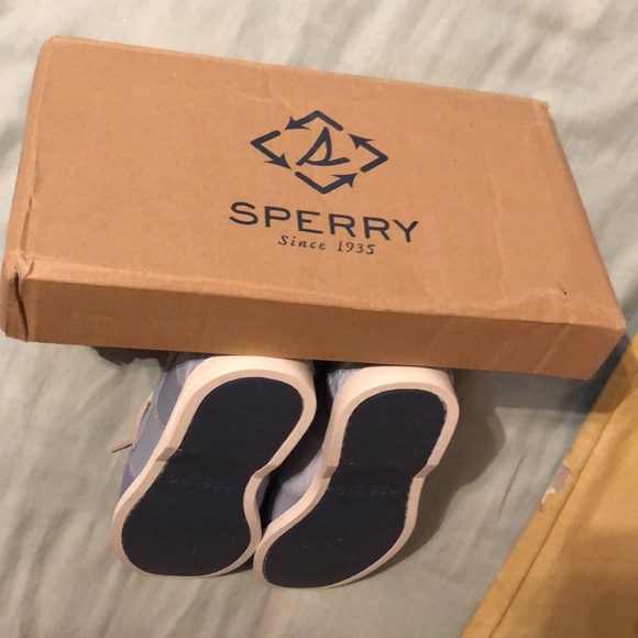 Sperry 2 Eye Bio Blu/LT Pink 6.5 - Picture 6 of 17